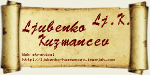 Ljubenko Kuzmančev vizit kartica